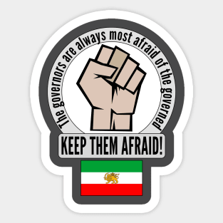 Freedom for Iran! Sticker